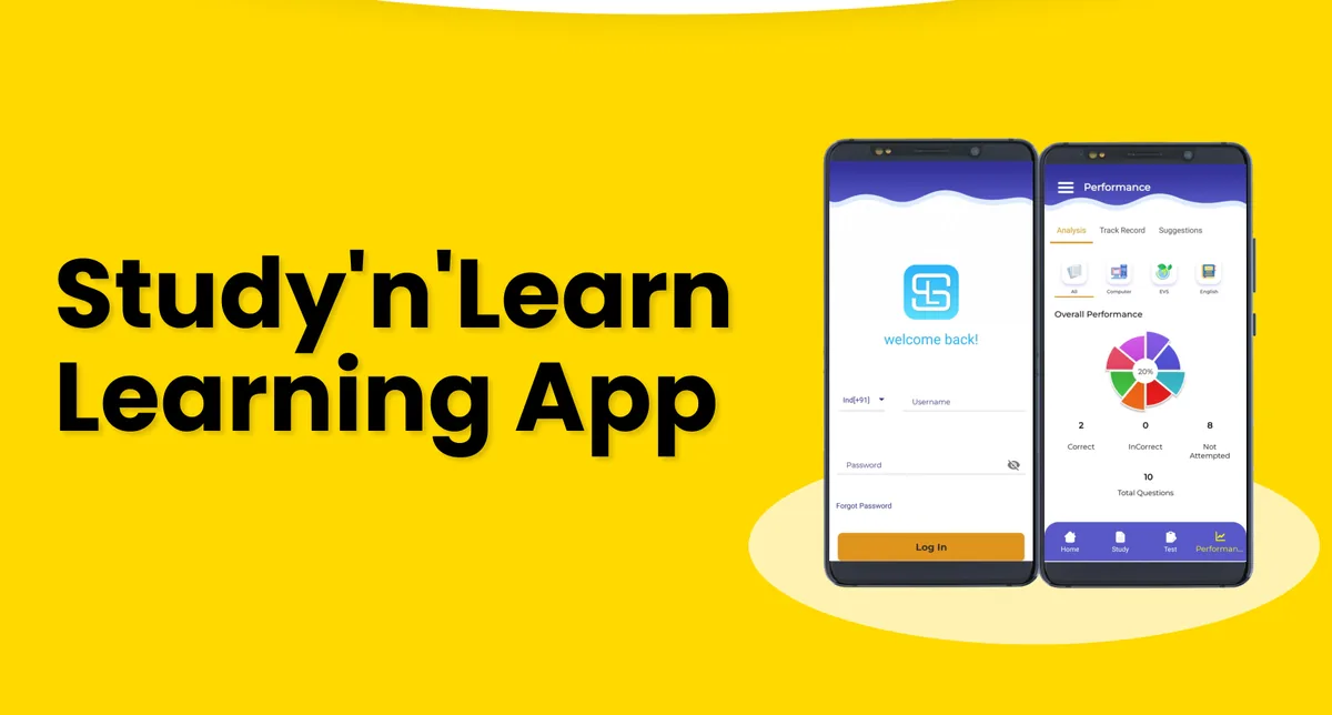 Study'n'Learn learning app content preview